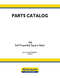 New Holland 166 Hay Baler - Parts Catalog