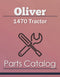 Oliver 1470 Tractor - Parts Catalog Cover