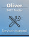 Oliver 1470 Tractor - Service Manual Cover