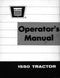 Oliver 1550 Tractor Manual