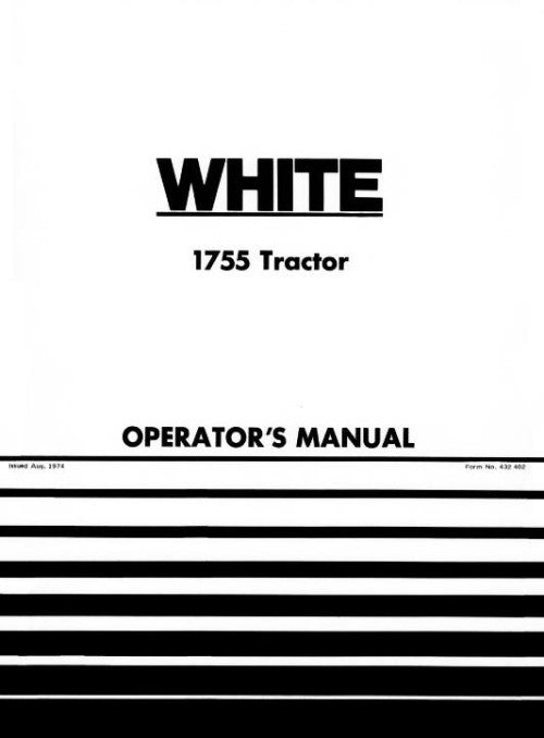 Oliver 1755 Tractor Manual