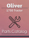 Oliver 1755 Tractor - Parts Catalog Cover