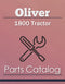 Oliver 1800 Tractor - Parts Catalog Cover