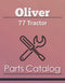Oliver 77 Tractor - Parts Catalog Cover
