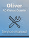 Oliver AD Cletrac Crawler - Service Manual Cover
