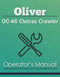 Oliver OC-46 Cletrac Crawler Manual Cover