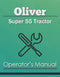 Oliver Super 55 Tractor Manual Cover