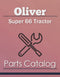 Oliver Super 66 Tractor - Parts Catalog Cover