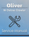 Oliver W Cletrac Crawler - Service Manual Cover