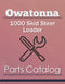 Owatonna 1000 Skid Steer Loader - Parts Catalog Cover
