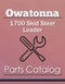 Owatonna 1700 Skid Steer Loader - Parts Catalog Cover
