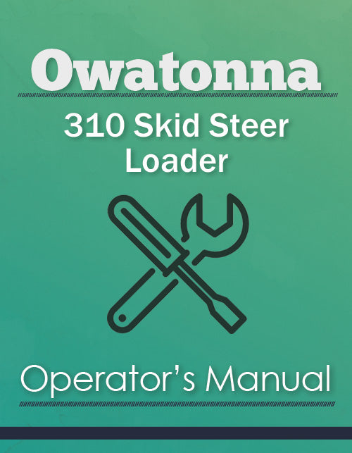 Owatonna 310 Skid Steer Loader Manual Cover