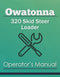 Owatonna 320 Skid Steer Loader Manual Cover
