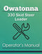 Owatonna 330 Skid Steer Loader Manual Cover