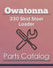 Owatonna 330 Skid Steer Loader - Parts Catalog Cover