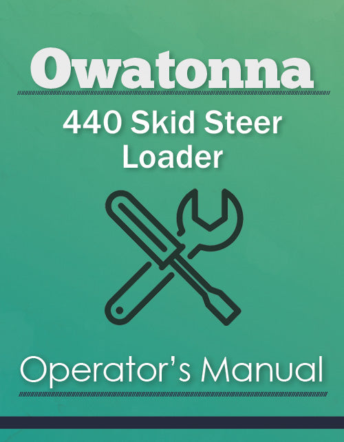 Owatonna 440 Skid Steer Loader Manual Cover