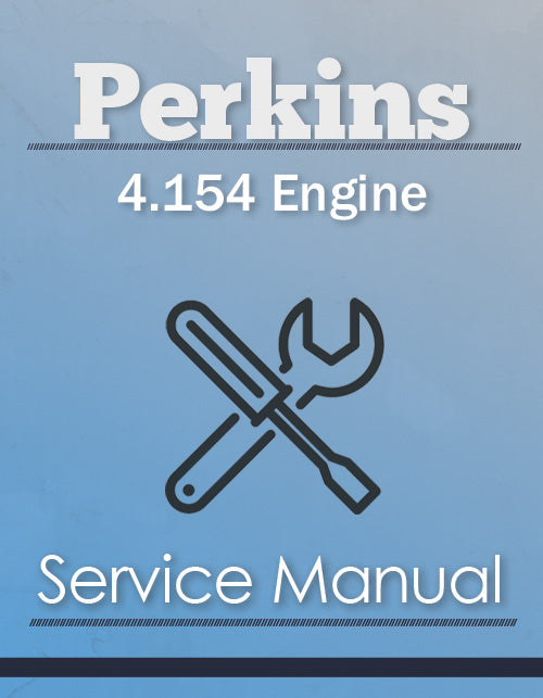Perkins 4.154 Engine - Service Manual Cover