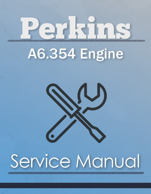 Perkins A6.354 Engine - Service Manual Cover