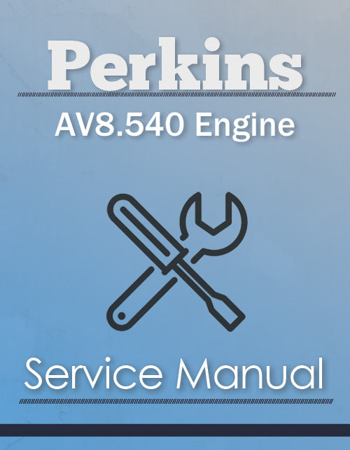 Perkins AV8.540 Engine - Service Manual Cover