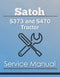 Satoh S373 and S470 Tractor - Service Manual