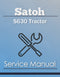 Satoh S630 Tractor - Service Manual Cover