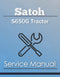 Satoh S650G Tractor - Service Manual Cover