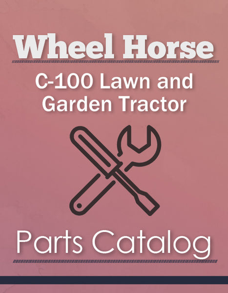 Wheel horse c100 parts outlet