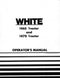 White 1465 and 1470 Tractor Manual