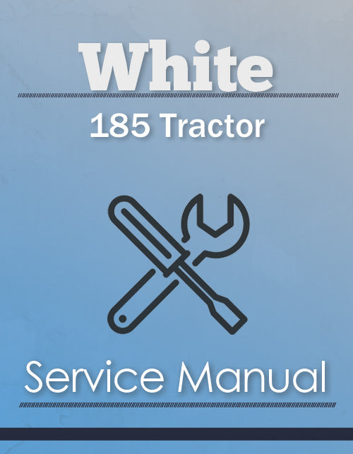 White 185 Tractor - Service Manual Cover