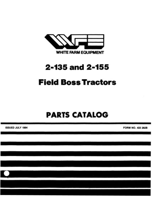 White 2-135 and 2-155 Tractor - Parts Catalog