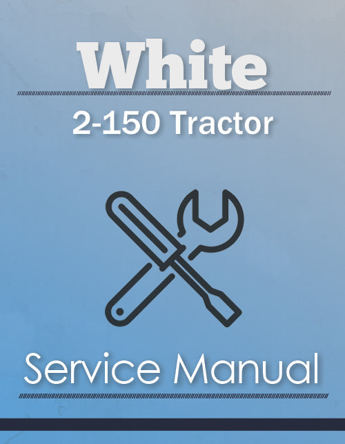 White 2-150 Tractor - Service Manual Cover