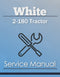 White 2-180 Tractor - Service Manual Cover