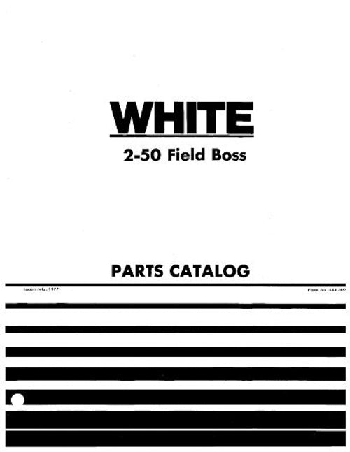 White 2-50 Tractor - Parts Catalog