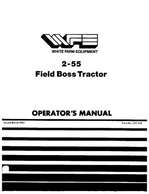 White 2-55 Tractor Manual
