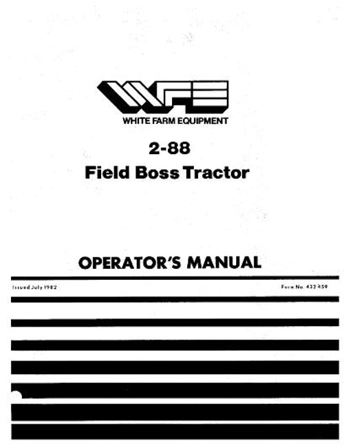 White 2-88 Tractor Manual