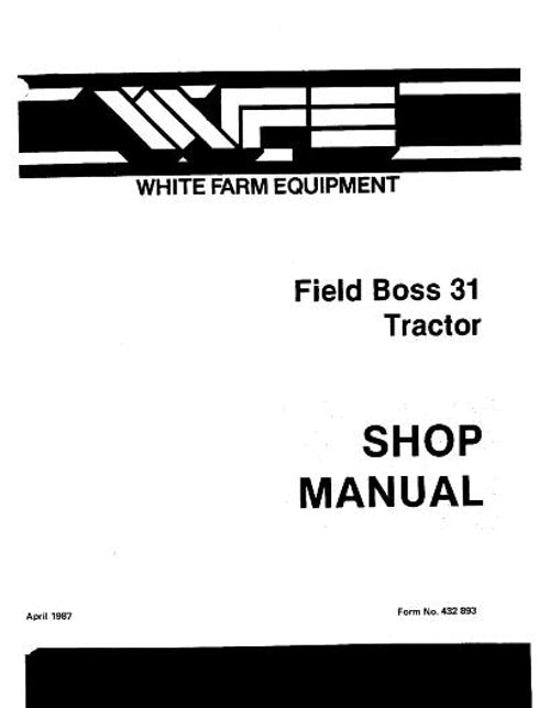 White 31 Field Boss Tractor - Service Manual