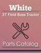 White 37 Field Boss Tractor - Parts Catalog Cover