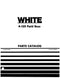 White 4-150 Tractor - Parts Catalog