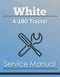 White 4-180 Tractor - Service Manual Cover