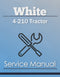 White 4-210 Tractor - Service Manual Cover
