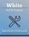 White 4-270 Tractor - Service Manual Cover