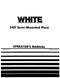 New Idea/ White 549 Moldboard Plow Manual
