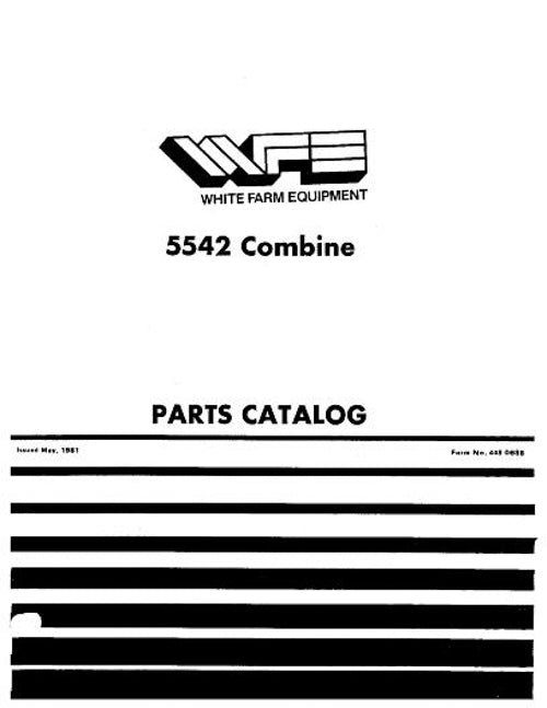 White 5542 Combine - Parts Catalog