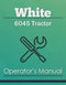 White 6045 Tractor Manual Cover