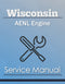 Wisconsin AENL Engine - Service Manual Cover