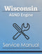 Wisconsin AGND Engine - Service Manual Cover