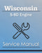 Wisconsin S-8D Engine - Service Manual Cover