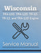 Wisconsin TRA-10D, TRA-12D, TR-1D, TR-12, and TRA-12D Engine - Service Manual Cover
