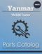 Yanmar YM186 Tractor - Parts Catalog Cover