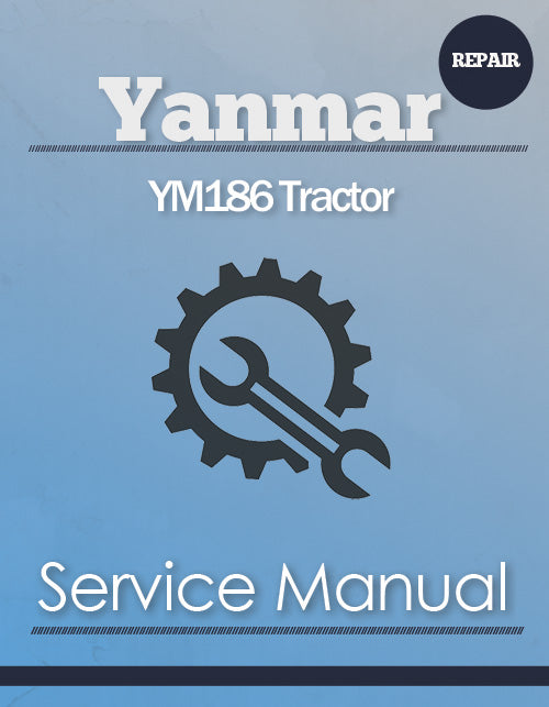 Yanmar YM186 Tractor - Service Manual Cover